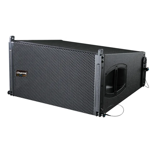 PA system speaker box Dual 10 line array speakers set line array speaker subwoofer sound system for performance