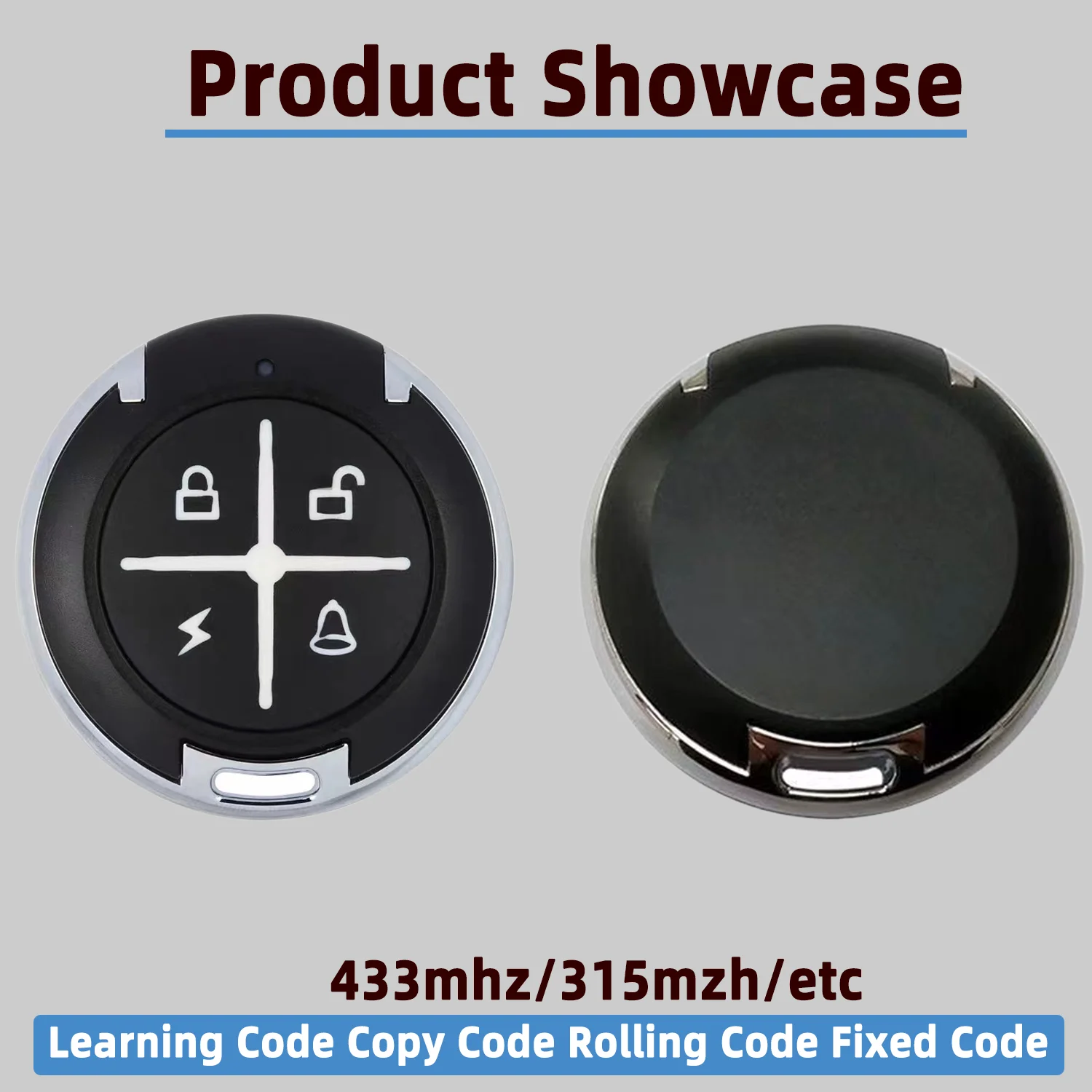 Customizable New Wireless Remote Control 315 433 350mhz Ev1527 Learn Code for Gate Motor Remote Controls