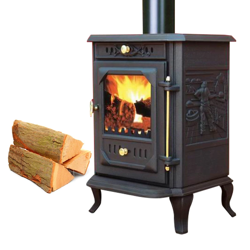 Factory Direct Fireplaces Cook Stoves Cast Iron Log Burner Wood Burning Oven