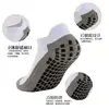 Chaussettes basses gris blanc