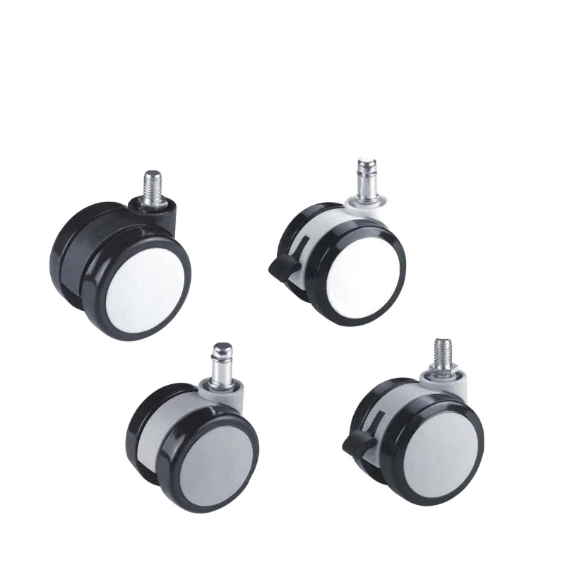 Вращающееся кресло, мебельная фурнитура с черными краями и песчаной поверхностью, пластиковые аксессуары, ролики, Офисная скамья, универсальное колесо