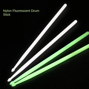 5A 7A Nylon Fluorescent Drum Stick Luminous Jazz Bassoon for Stage Performance Model 7A Drum Stand