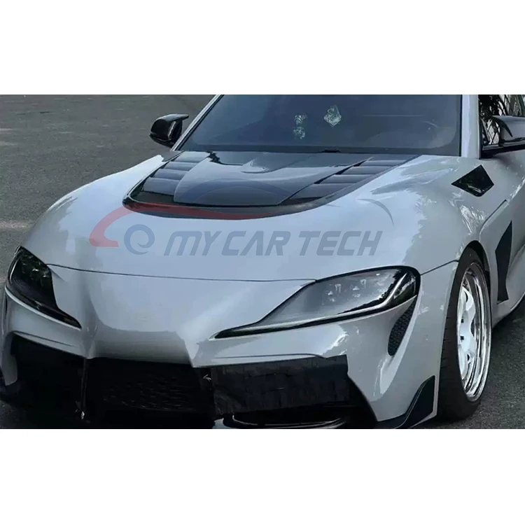 For 2020-2024 Toyota Supra A90 A91 Carbon Fiber Engine Hood Bonnet ...