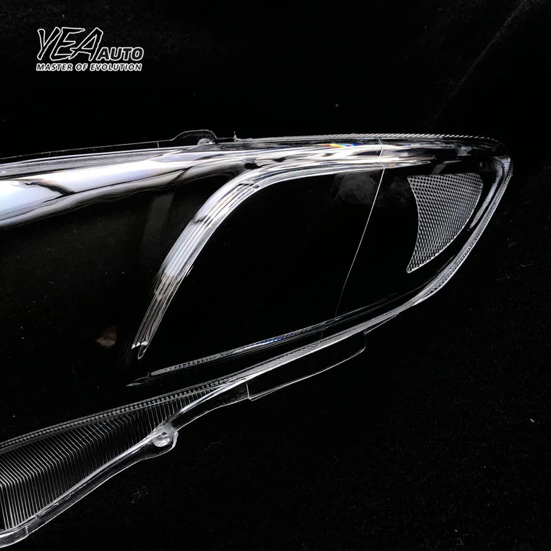 product yea auto car headlight cover lens glass for toyota corolla lens cover 2007   2009 pc lampshade clear shell-34