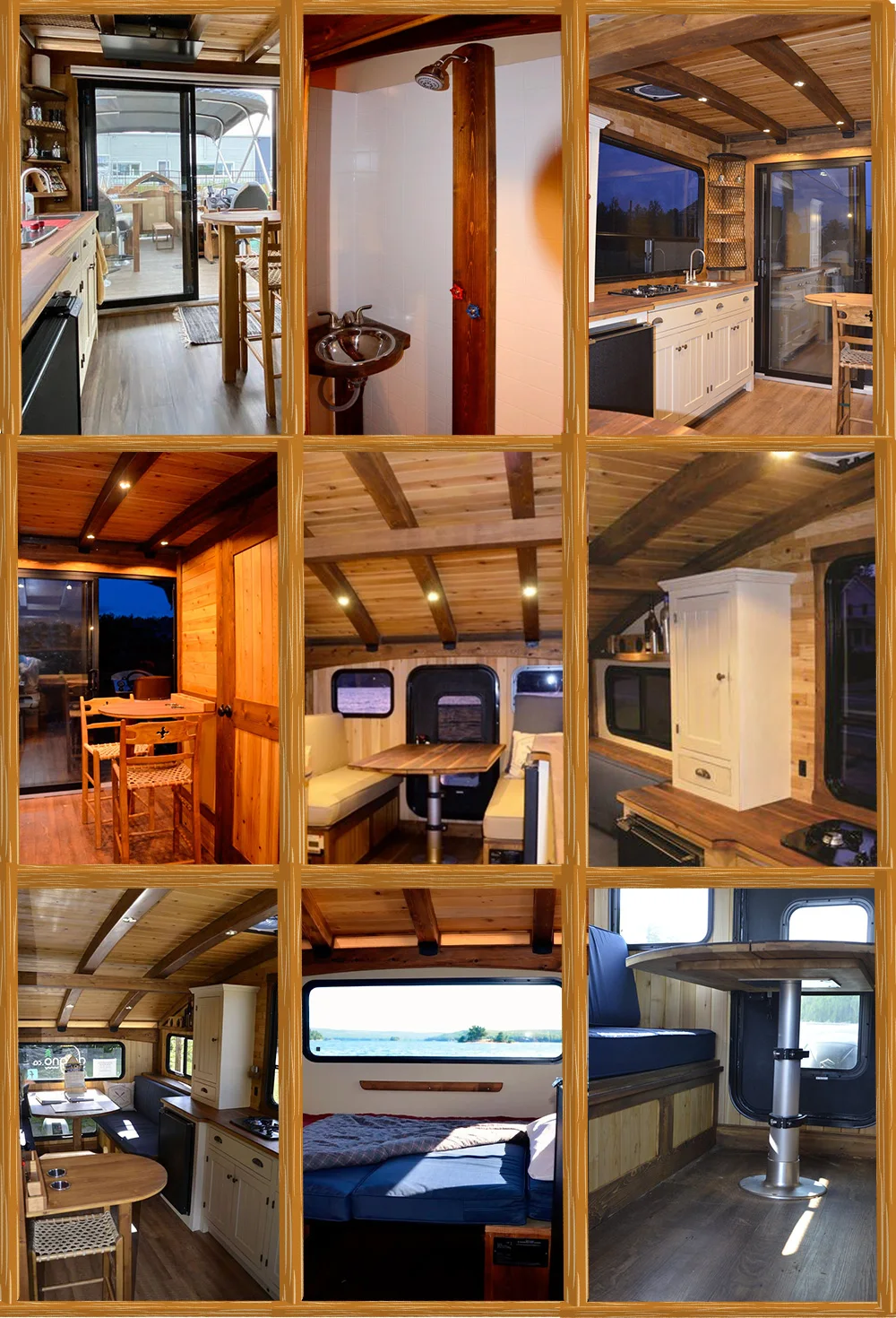 Water Equipment Powerful Travel Amphibious Mini Motorhome Trailer ...