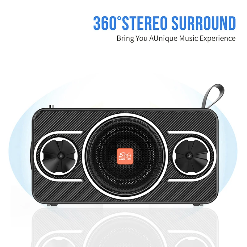 ZQS-T01 ZQS-T02ソーラーバンドアンテナ無線Bluetoothスピーカー屋外