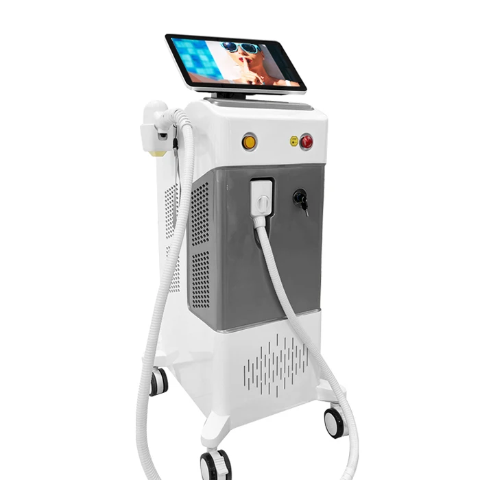 2022 Diode Laser Hair Removal Machine with 2 Handles Laser