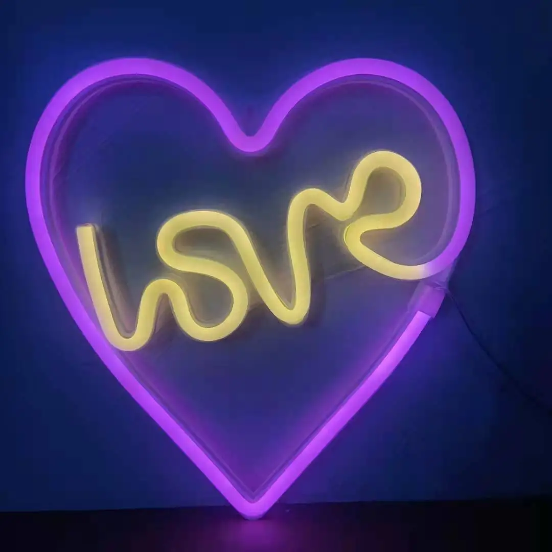 Free Design Custom Led Advertising Better Together Acrylic Neon Sign