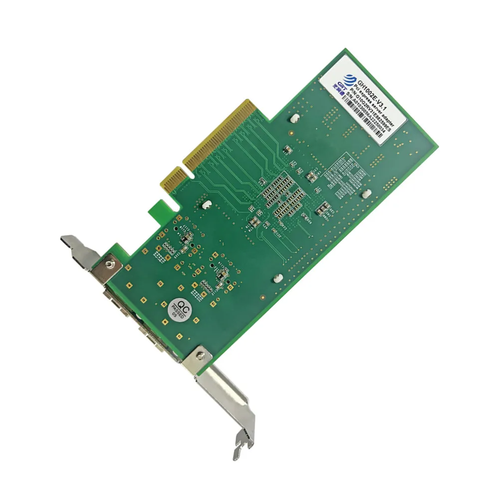 10G Intel 82599ES 2 Port Fiber Optic NIC Server Adapter Card with 10g 850nm Optical Transceiver