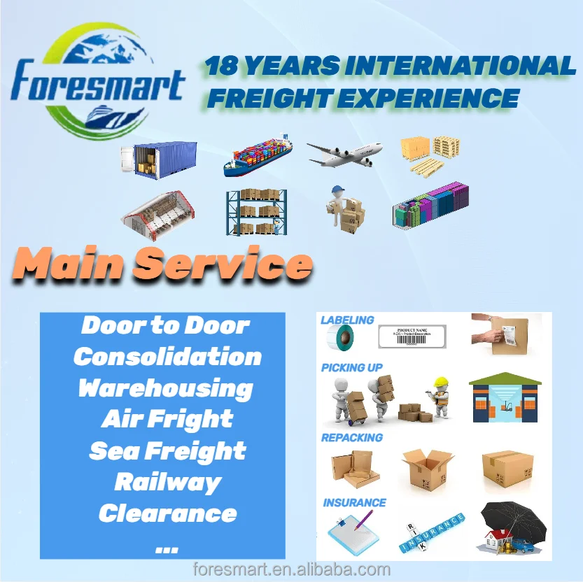 Fcl Container Warehouse Consolidation Service Sea Freight Forwarder Shipping Agent to Antigua and Barbuda Bahamas Belize Mexico