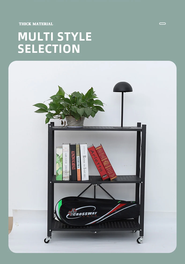 Modern Foldable Table Extensible Table Metal Steel Rack Kitchen Racks