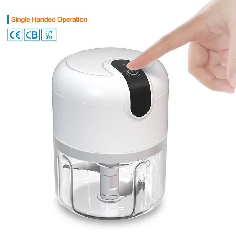 Electric Mini Food Processor USB Charging Kitchen Vegetable Chopper