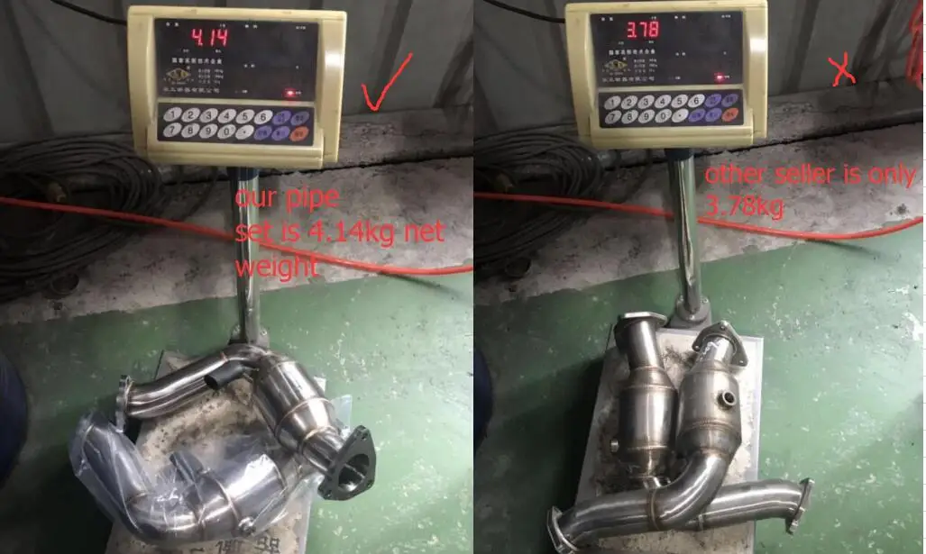 New design top grade downpipe for audi A4 S4 B8 B8.5 A5 S5 Q5 SQ5 A6 C7 A7 A8 D4 3.0 TFSI DECAT Downpipe
