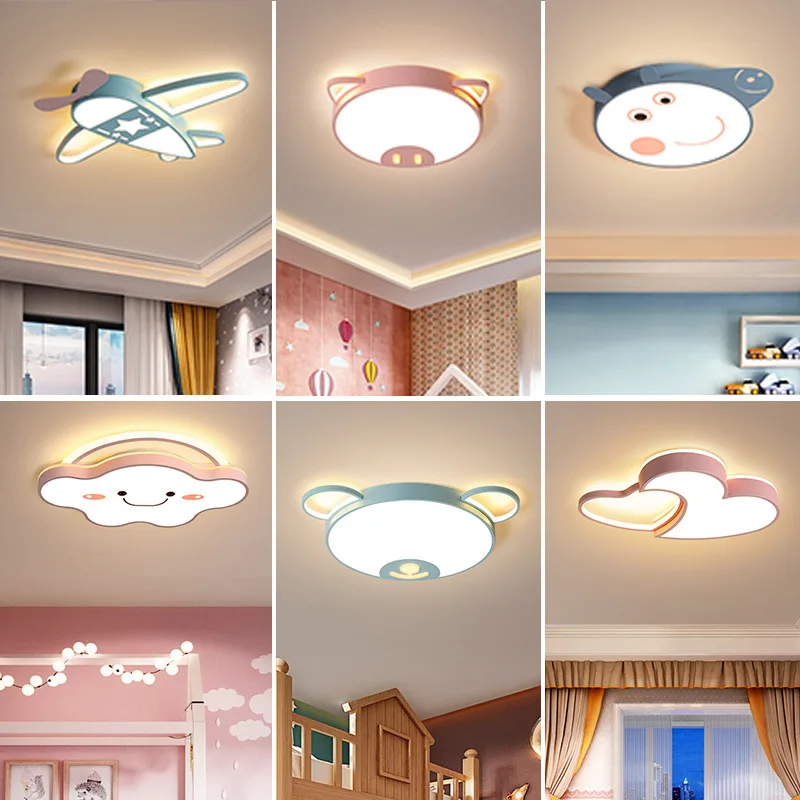 Moderne cartoon kinderkamer LED plafondlamp creatieve liefde design kroonluchter hart tot hart kinderkamer dimbare verlichting Moderne cartoon kinderkamer LED plafondlamp creatieve liefde design kroonluchter hart tot hart kinderkamer dimbare verlichting