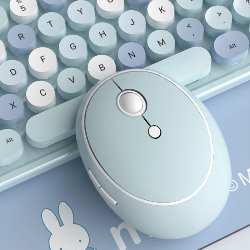 MIPOW X MIFFY Mechanical Keyboard Wireless Mouse and Keyboard Combo with 104 Keys Gift Packaging