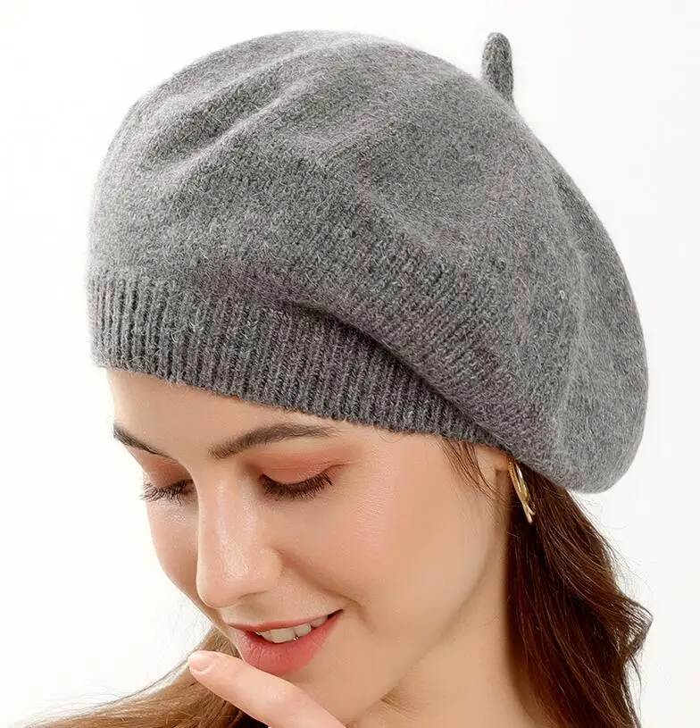 womens cashmere beret hat