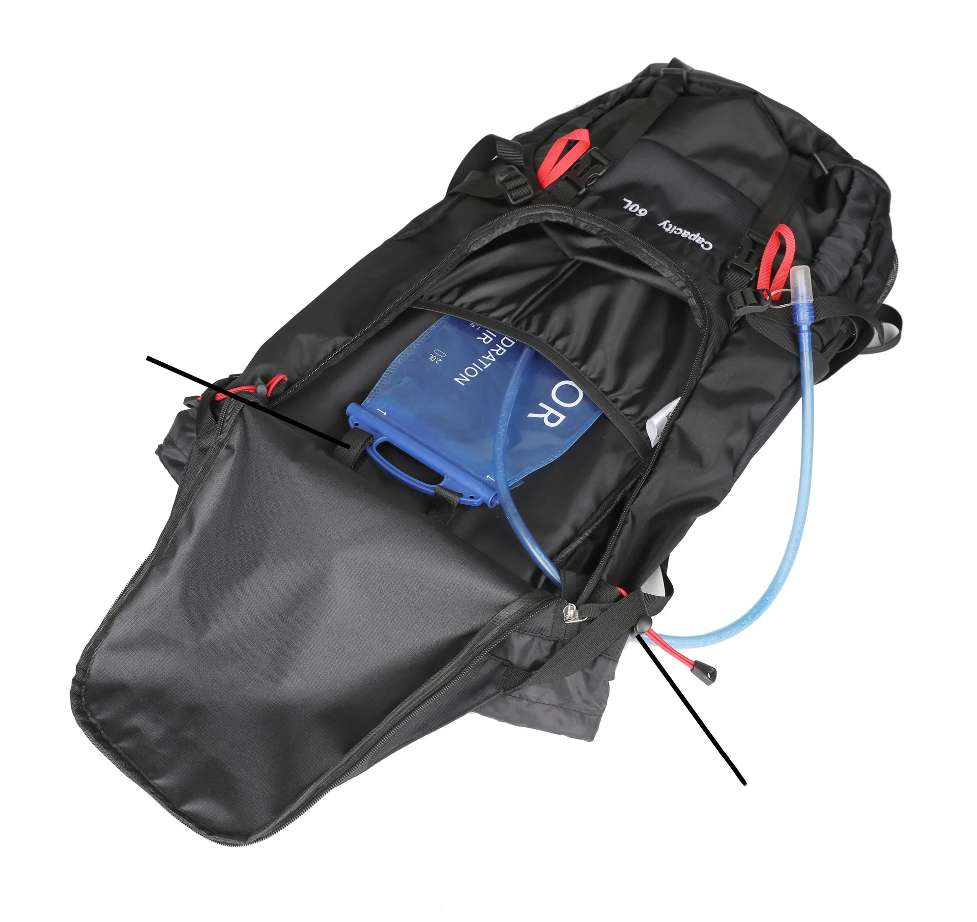Wasserdichter Bergsteigerrucksack Für Trekking Wandern Camping_voghion.com