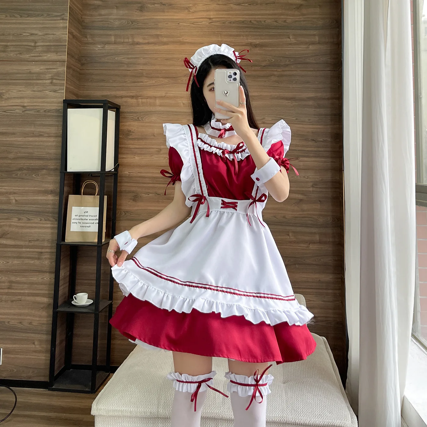 Alibaba.com: French Maid Apron Lolita Fancy Dress Cosplay Costume in sizes  S-5XL : Apparel & Accessories. Wide size range and versatile design for  cosplay, Halloween, or themed events.