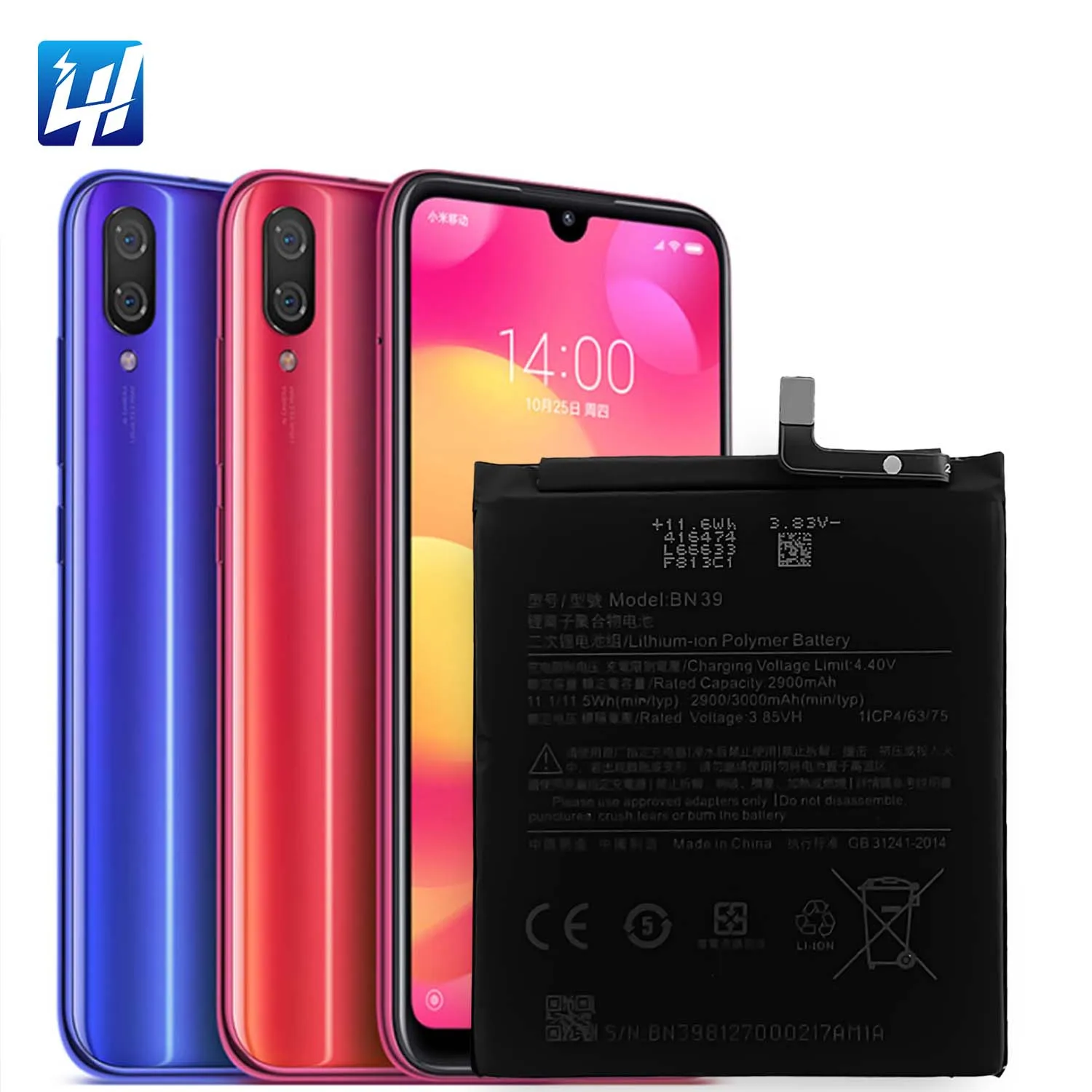 Xiaomi Batteria Litio Integrata Originale Bn39 Bulk Per Redmi Mi Play   Mi Play