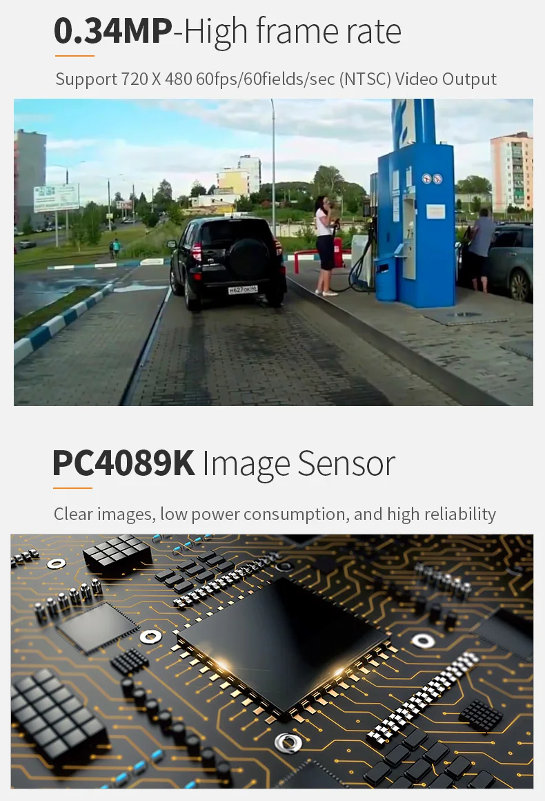 DGZX PC4089K Sensor 0.3MP 60fps Video Long Distance Transmission Pipeline Detection Mini Wide Angle Camera Module AHD CVBS插图2