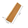 Straight grain burlywood edge strip
