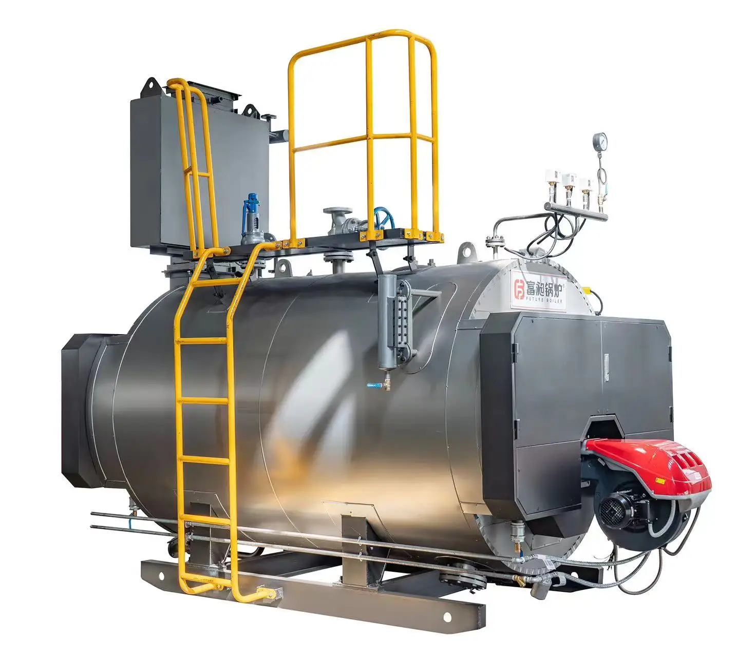薪ボイラー動作確認済み、 Gas Fired Industrial Steam Boiler for Manufacturing Plant - OEM