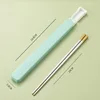316  quot;Fu quot; Character Chopsticks, 1 pair, portable pack [Gold]