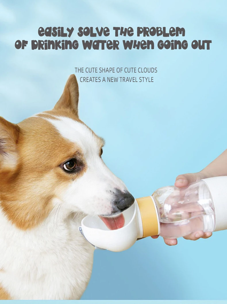 Okeypets Manufacturer Travel Dog Water Bottle Walking Portable Cute