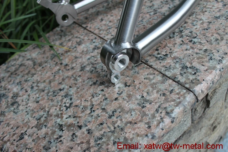 Titanium Mini Velo Bike Frame With Couplers Manufacturers, Factory Customized Products Xi'an