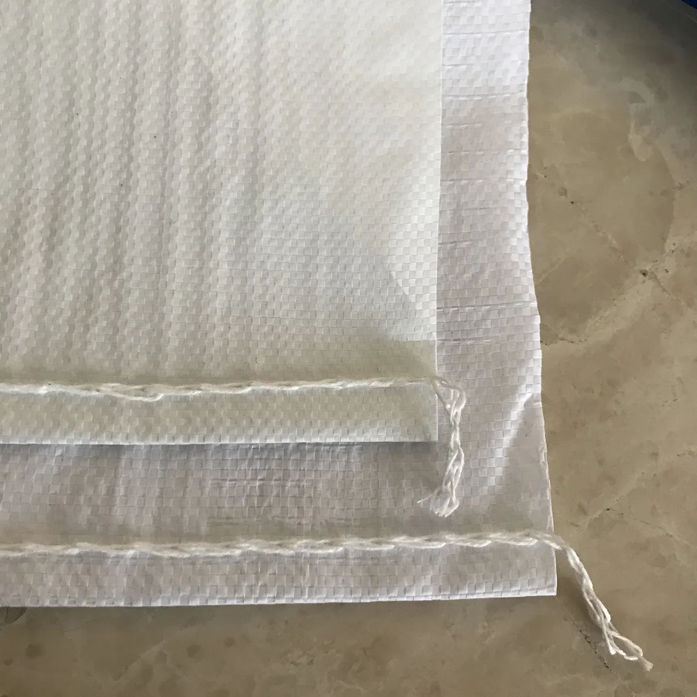 Low Price Packing Agriculture Offset Printing Sack Used 25kg 40kg 50kg Feed White pp Woven Bag