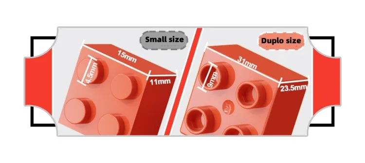 2x2 Basic High Brick for Legoes City 2*2  Building Blocks Legoes Friends Plastic Kids Toy  Diy Toys Part (NO.3003)