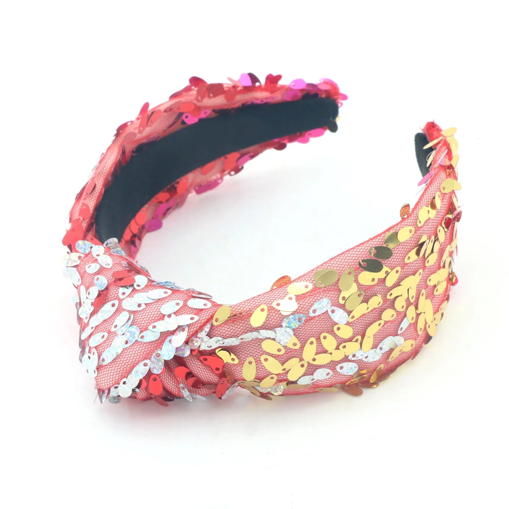 Designer Sequin Jewel Custom Padded Luxury Headband For Women