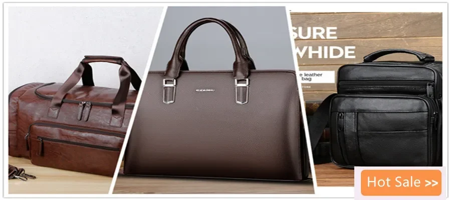 Vintage Soft Leather Briefcases For Men Business Handbags High Quality ...