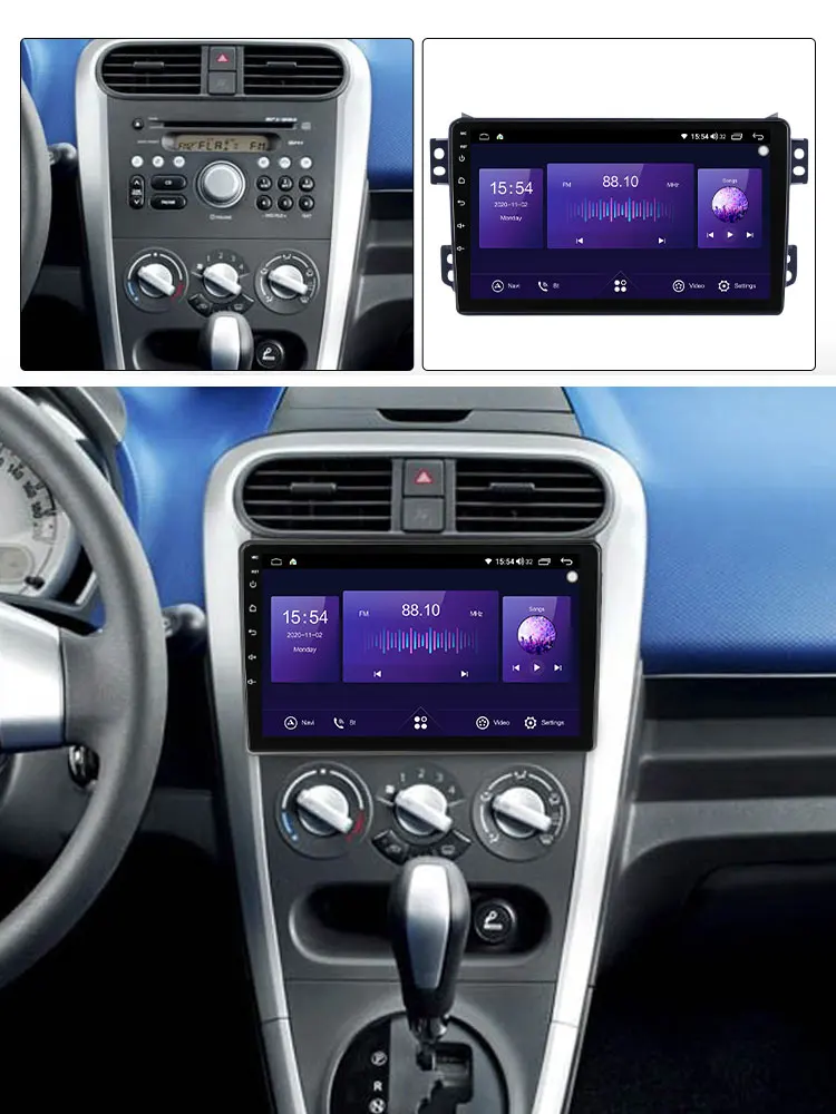 NaviFly 7862C Android 8Core 6 128G Car DVD  Player for Opel Agila Suzuki Splash Ritz RDS Radio Stereo SWC GPS WIFI IPS DSP