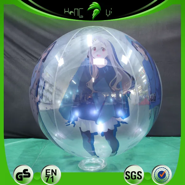 Swimming Pool Toy Custom Inflatable Transparent Beach Ball Customized ...