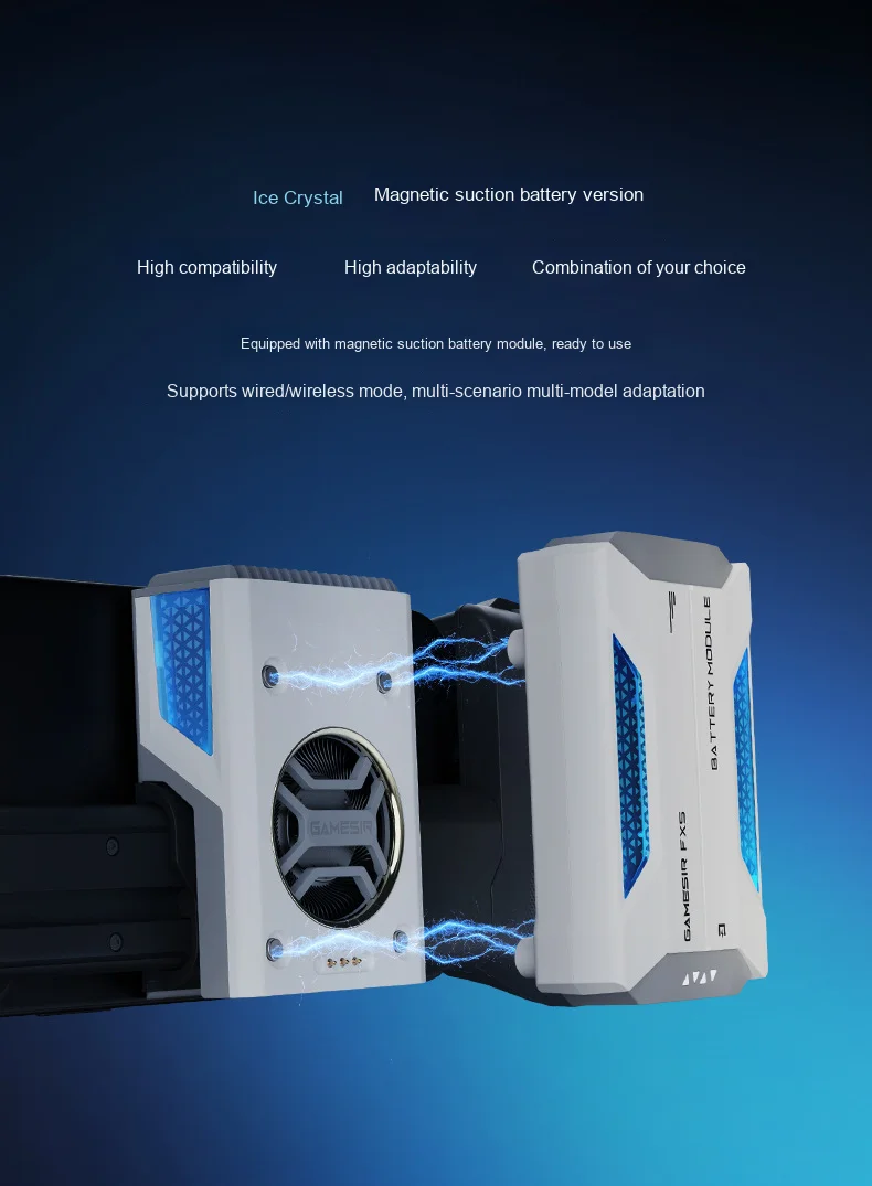 Gamesir Fx5 Ice Crystal Semiconductor Radiator X5Lite Dedicated Game Controller Case Compatible Phone Cooler Battery Version