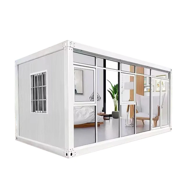 New Design Simple Assembly Top Sale Prefab Tiny House Mobile Expandable Prefab House for Living Office Hospital