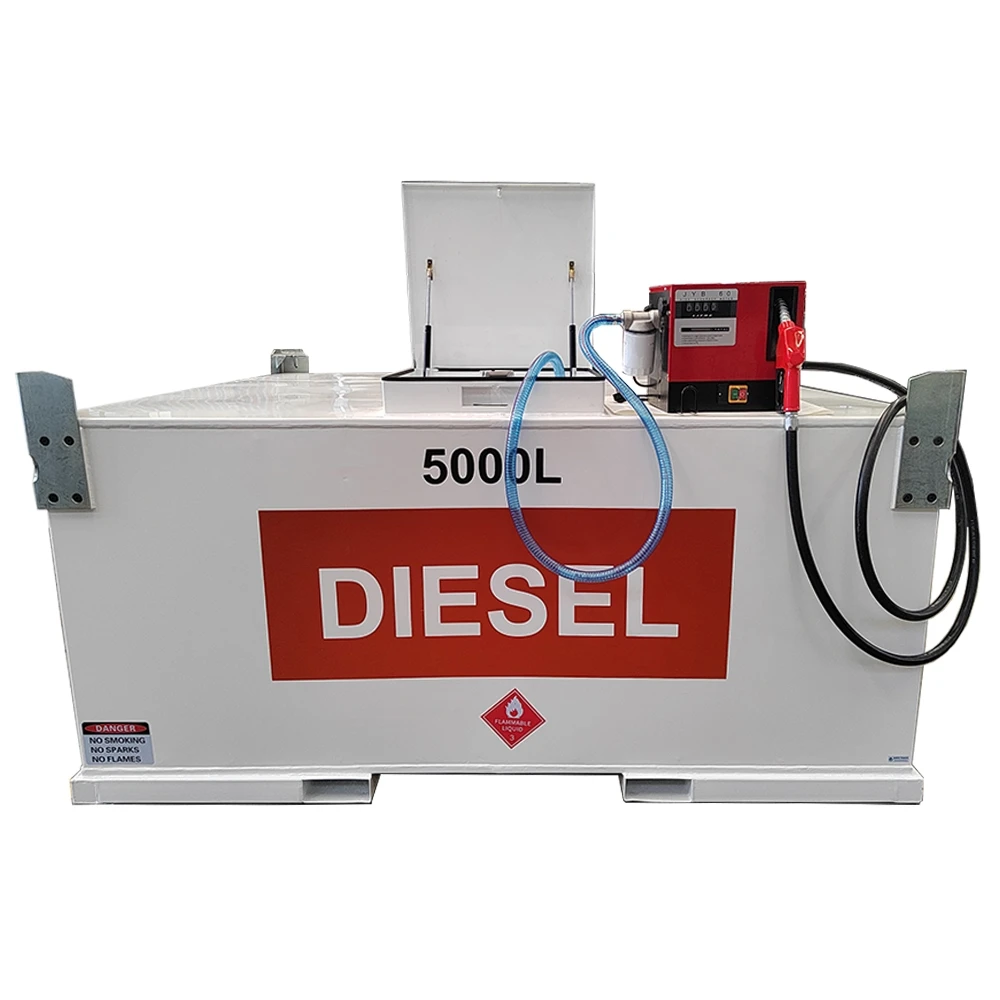 Vehicle Refuel Portable Mini gasoline fuel station oil diesel petrol fuel cube tank with pump