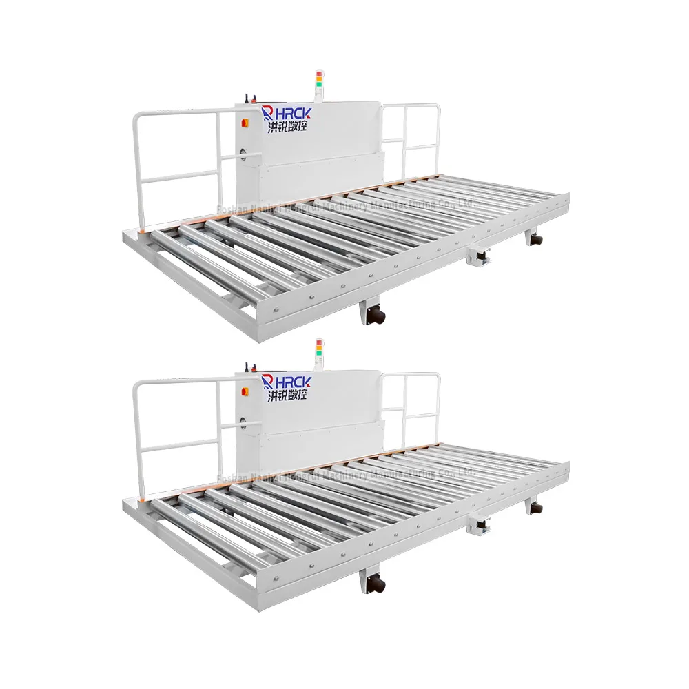 Intelligent and automated unmanned RGV rail car for warehousing