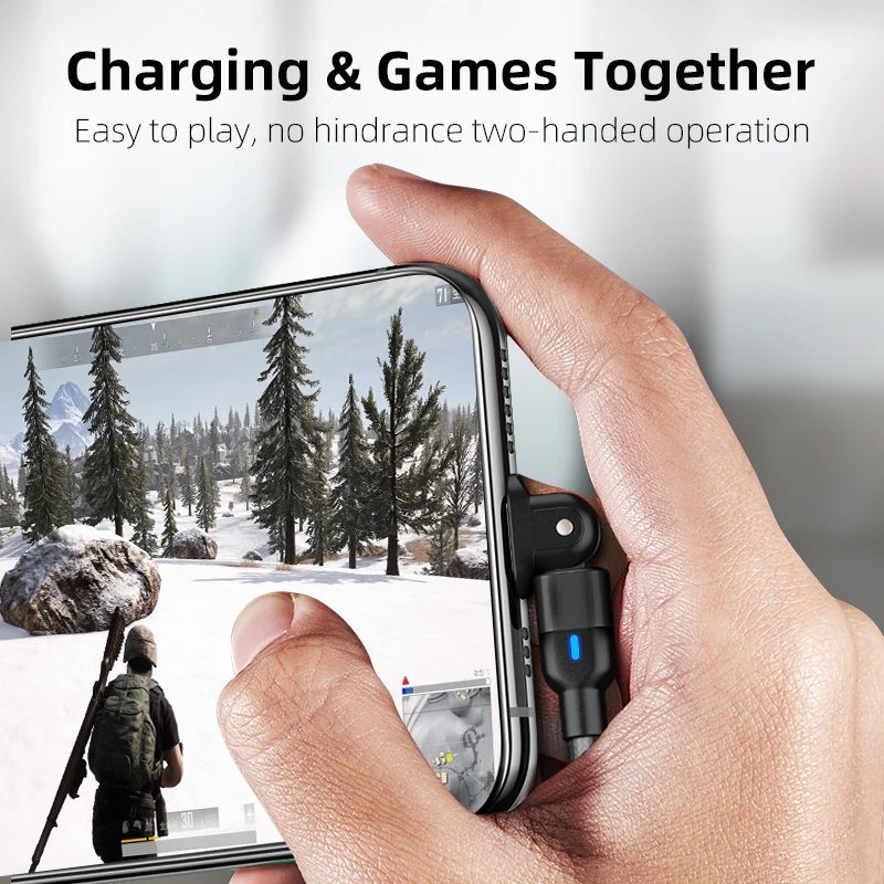 Оптовая продажа вращающийся на 180 градусов Micro USB кабель для передачи данных мобильного телефона USB-кабель быстрой зарядки нейлоновый