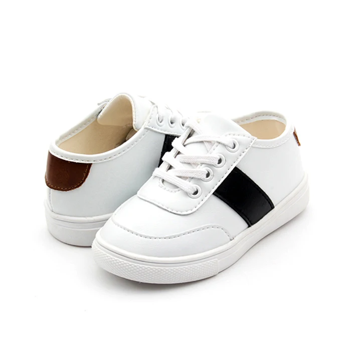 Spring Autumn Classic Style Children White Casual Shoes