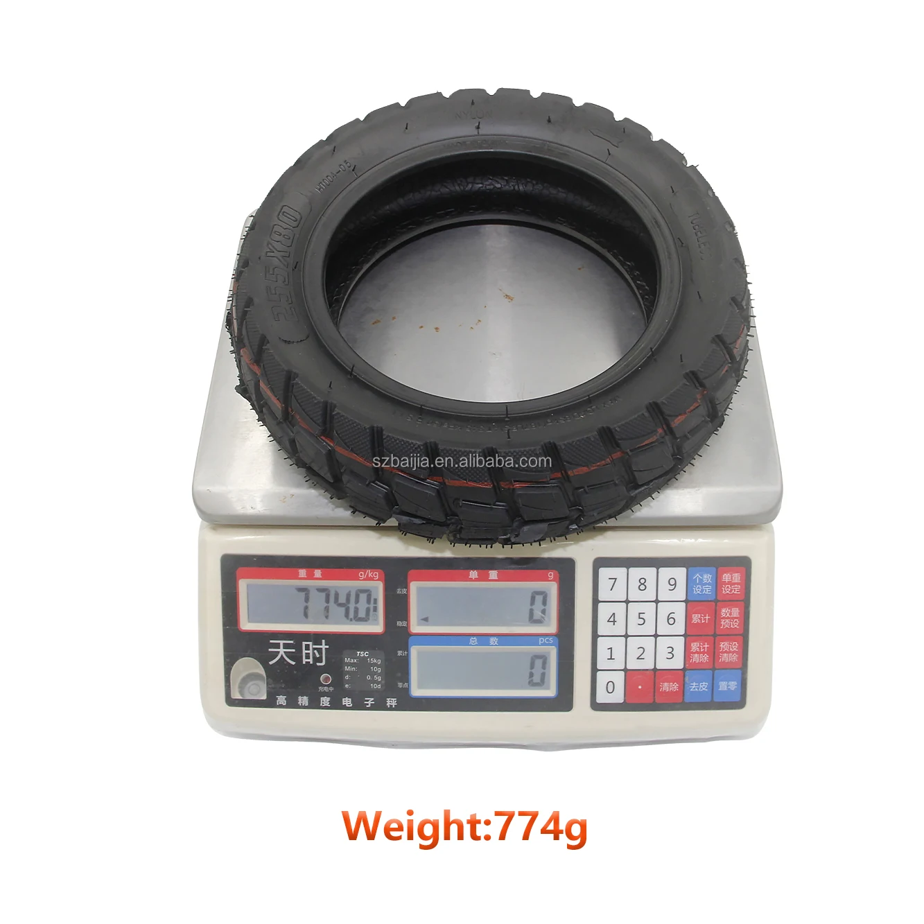 255*80 Off-road Outer 10x3.0 80/65-6 Road Repair Parts Scooter for 10 Inch Kugoo M4 Zero10x Electric Scooter Accessories Parts