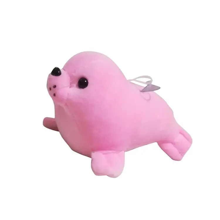 Fluffy Plush Seal Pillow Cute Animal Stuffed Blob Ocean 3d Doll Toys Chubby Toy