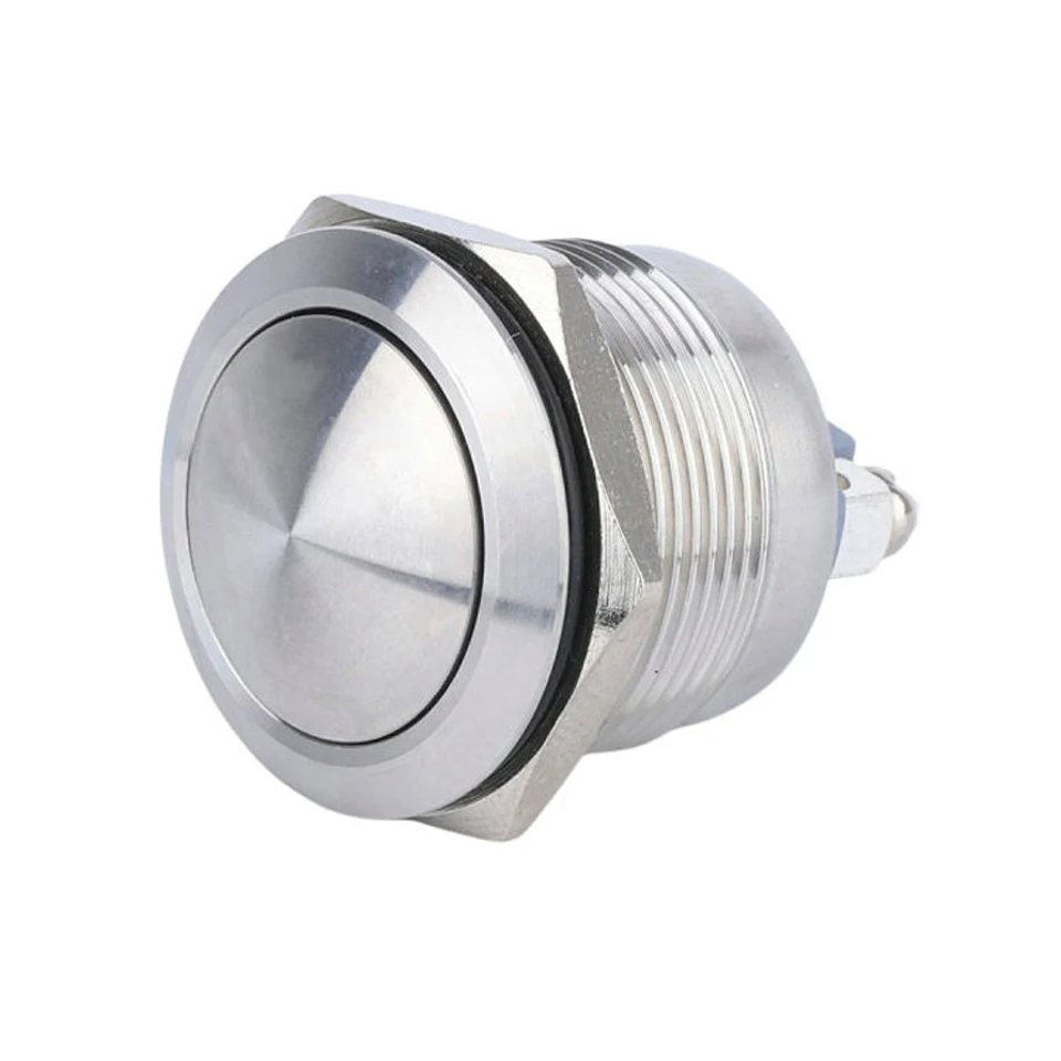 22mm Electronic Push Button Type Handle Snap Reed Plunger Slide Waterproof 220V Push Button Switch