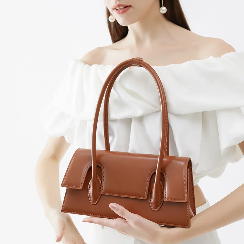 Manufacture Direct Sale Leather Crossbody Shoulder Bags Hand Saddle Bag for Women Handbags Leather Bag for Women’s