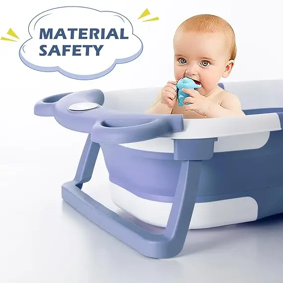 Foldable Baby Bath Tub Newborn Baby Bath Tub Portable Travel Bathtub ...