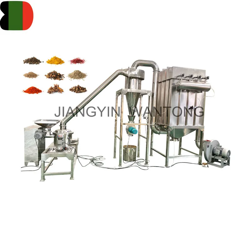 WJT NEW ACM air Classifier Powder Hammer Mill Grinder Machine for Grinding Salts Spice and Herbs