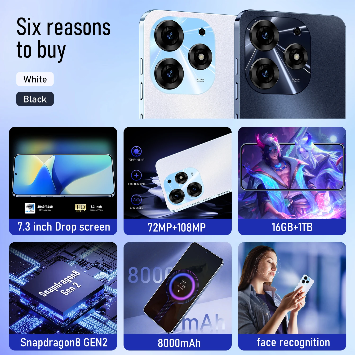 Camera Tecno Mobile Spark 10 Fingerprint Mobile Phone Display Mobile Phone