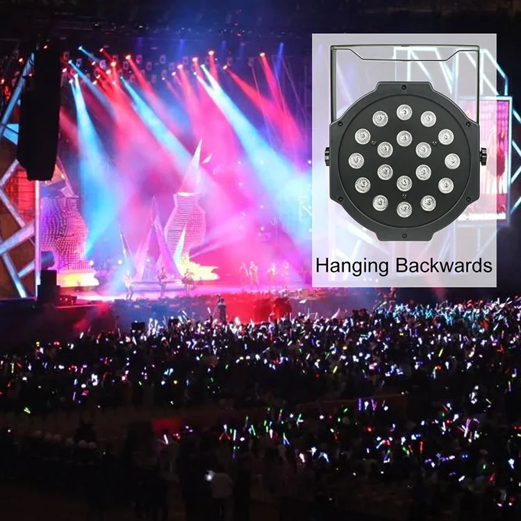 Большой ковш LP005 Par огни сценические украшения светодиодные лампы RGB 18*1 Вт