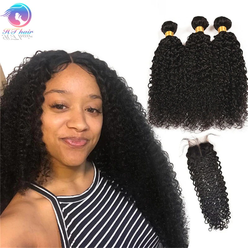 In South Africa Buy Human Hair Weave Kinky Curly Hair Ali Express Brazilian  Mink Brazilian Hair Bundles Natural Black 9A